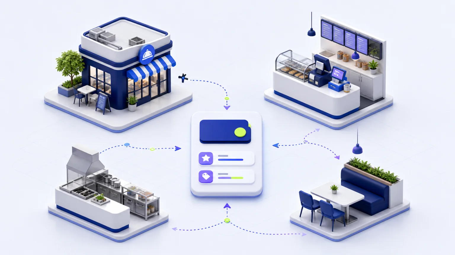 Тематическая иллюстрация кейса «Бонусная программа fast casual»