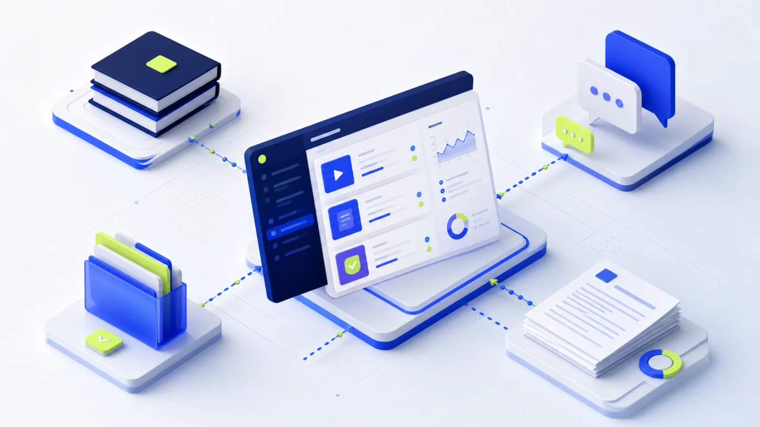 Тематическая иллюстрация кейса «Образовательная платформа для курса»