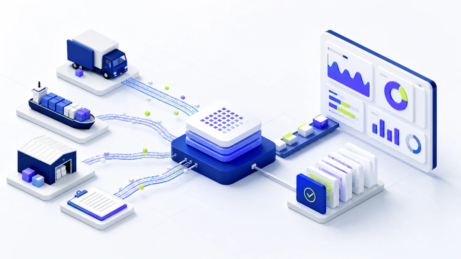 Тематическая иллюстрация кейса «Интеграция данных по API для логистического оператора»